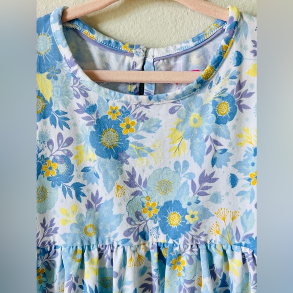 RuffleButts Girls Pristine Blooms Flutter Knit Dress - Picture 8 of 9